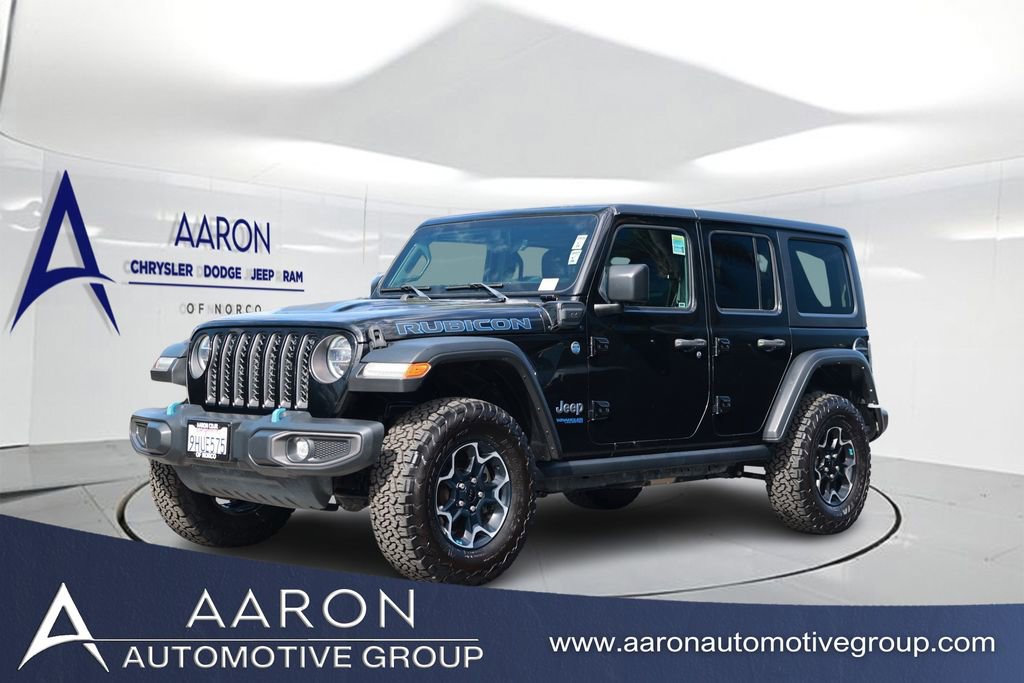 Used 2022 Jeep Wrangler Unlimited Rubicon 4xe w/ Cold Weather Group AWD/4WD image 1