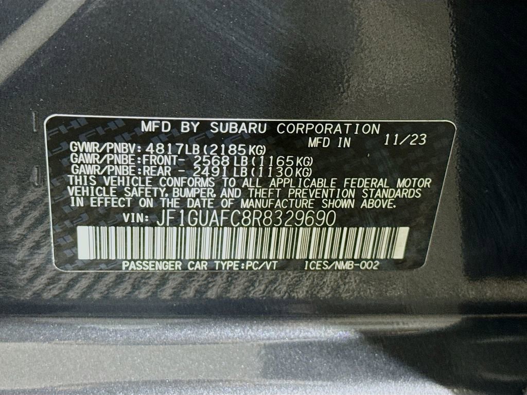 Used 2024 Subaru Impreza 2.0i Sport w/ Popular Package #2 AWD/4WD image 33