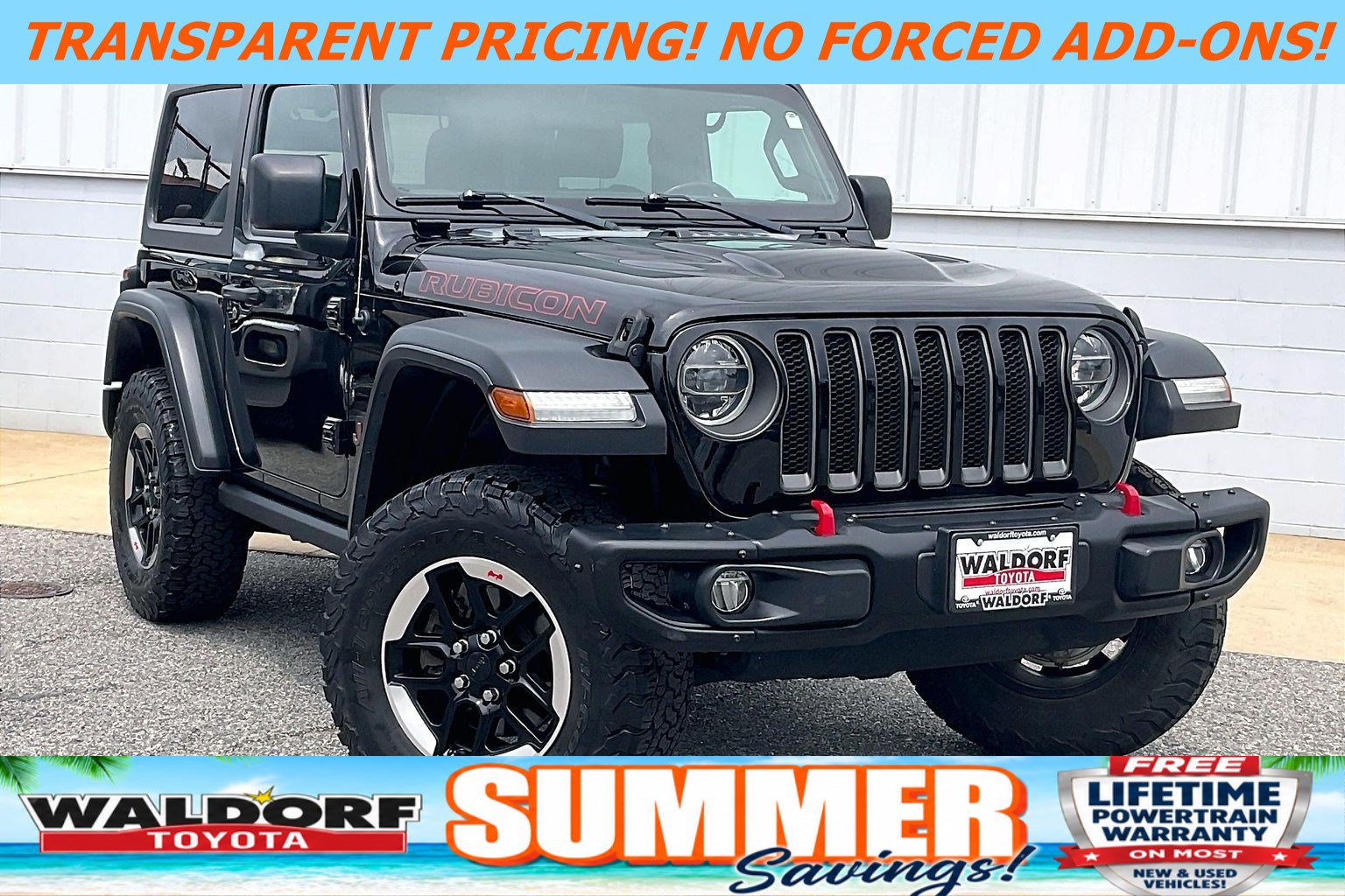 Used 2020 Jeep Wrangler Rubicon w/ Steel Bumper Group