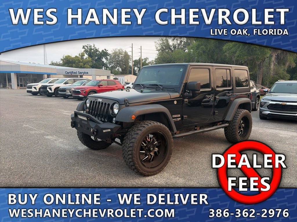 Used 2018 Jeep Wrangler Unlimited Sport w/ Connectivity Group AWD/4WD image 1