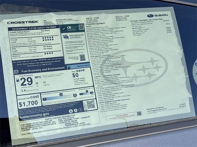 New 2026 Subaru Crosstrek 2.5i Limited image 29