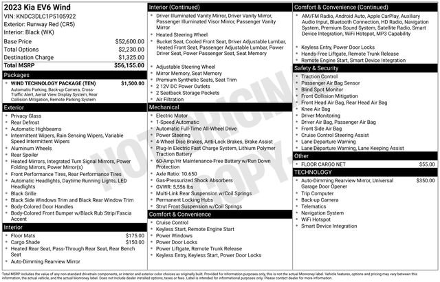 Used 2023 Kia EV6 Wind w/ Wind Technology Package image 4
