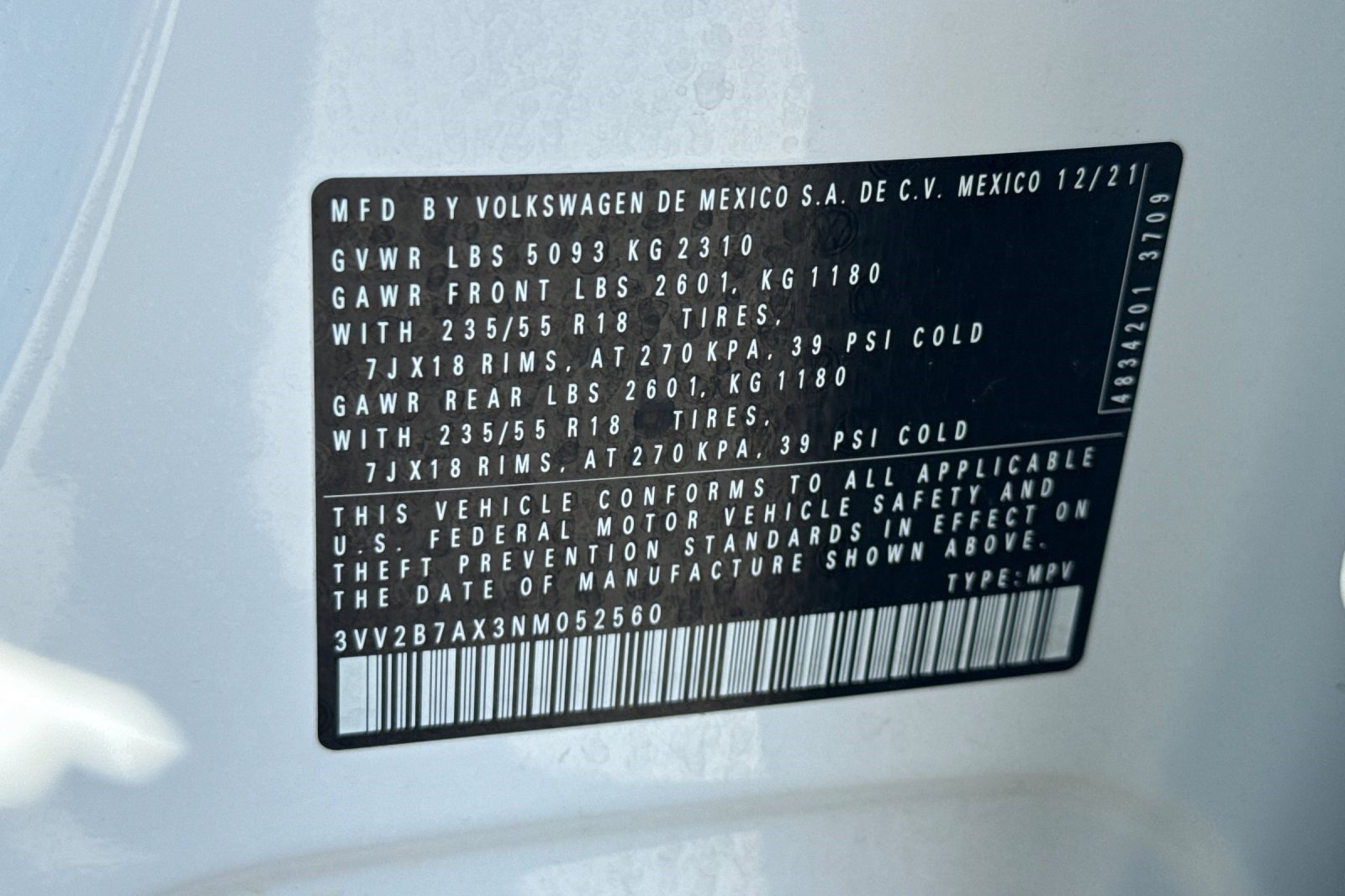 Used 2022 Volkswagen Tiguan SE AWD/4WD image 28