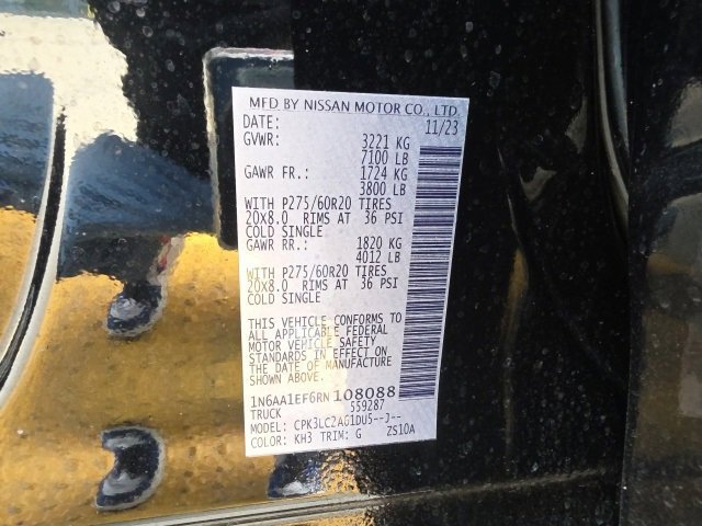 Certified 2024 Nissan Titan SV w/ SV Bronze Edition Package image 33