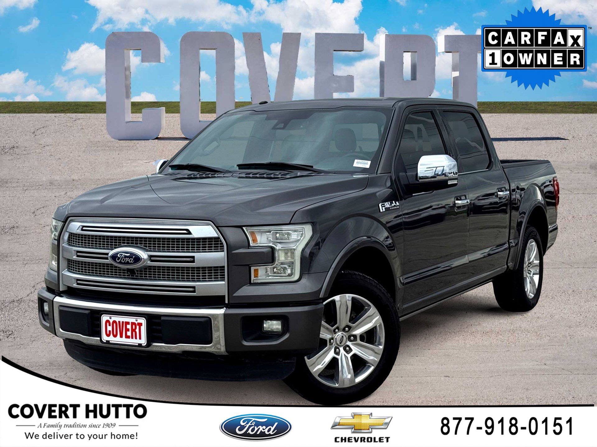 Used 2016 Ford F150 Platinum w/ Equipment Group 701A Luxury RWD image 1