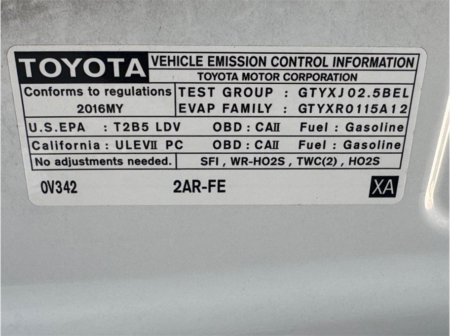 Used 2016 Toyota Camry SE w/ Protection Package (Q2) FWD image 26