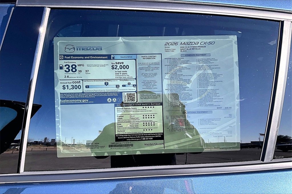 New 2026 MAZDA CX-50 AWD 2.5 Hybrid w/ Weather Package image 12