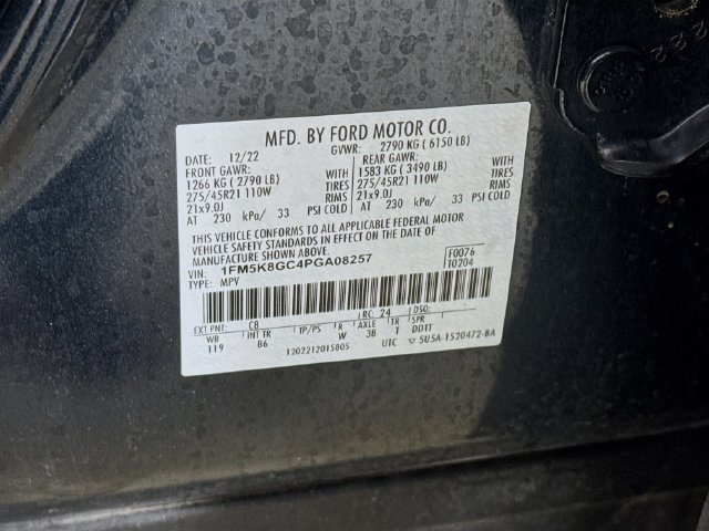 Certified 2023 Ford Explorer ST w/ Equipment Group 401A AWD/4WD image 37