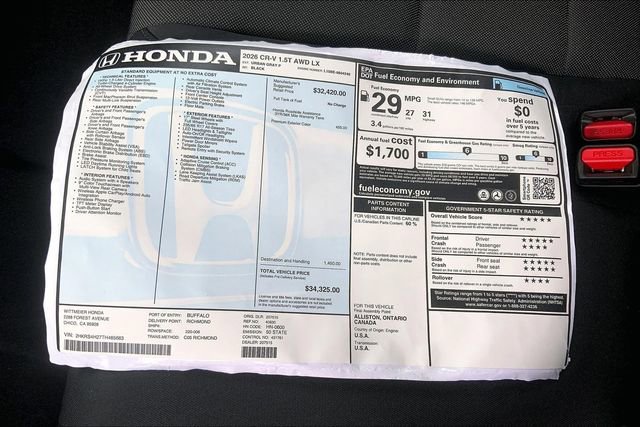 New 2026 Honda CR-V LX image 14