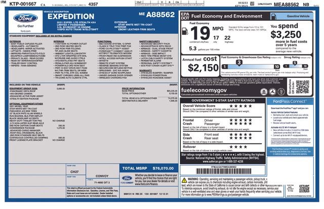 Used 2021 Ford Expedition Limited AWD/4WD image 22