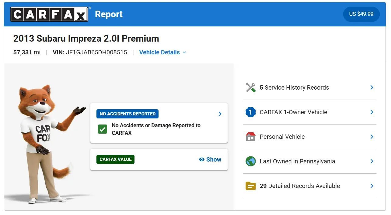 Used 2013 Subaru Impreza 2.0i Premium AWD/4WD image 21