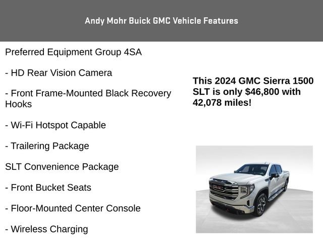 Used 2024 GMC Sierra 1500 SLT w/ SLT Premium Plus Package AWD/4WD image 17