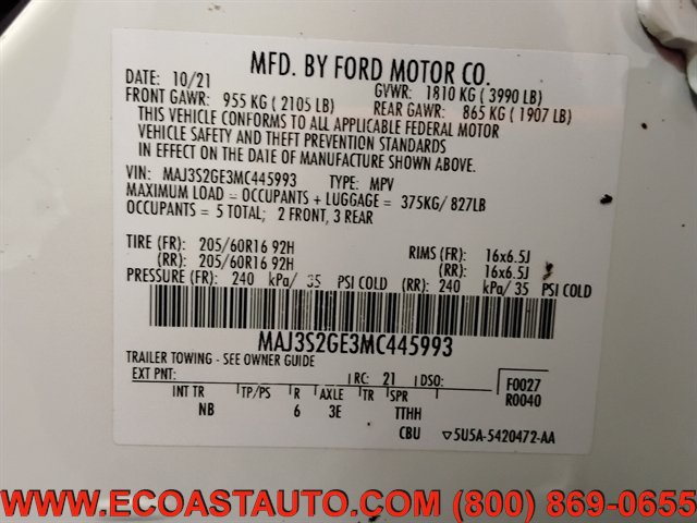 Used 2021 Ford EcoSport SE w/ SE Convenience Package FWD image 21