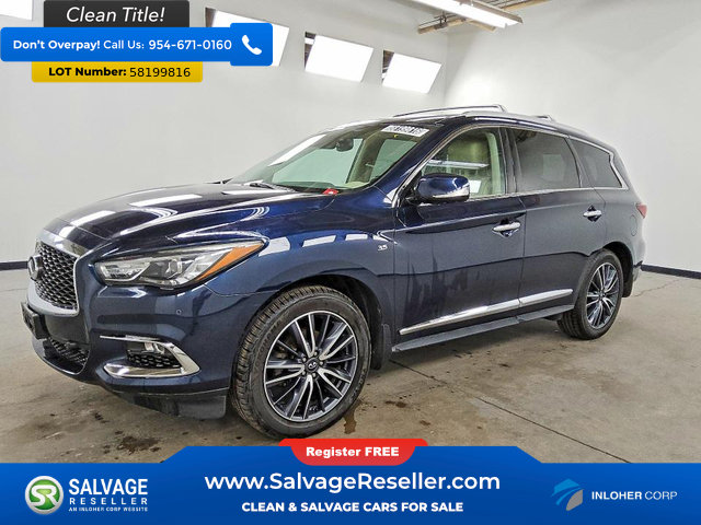 Used 2017 INFINITI QX60 Luxe w/ Deluxe Technology Package