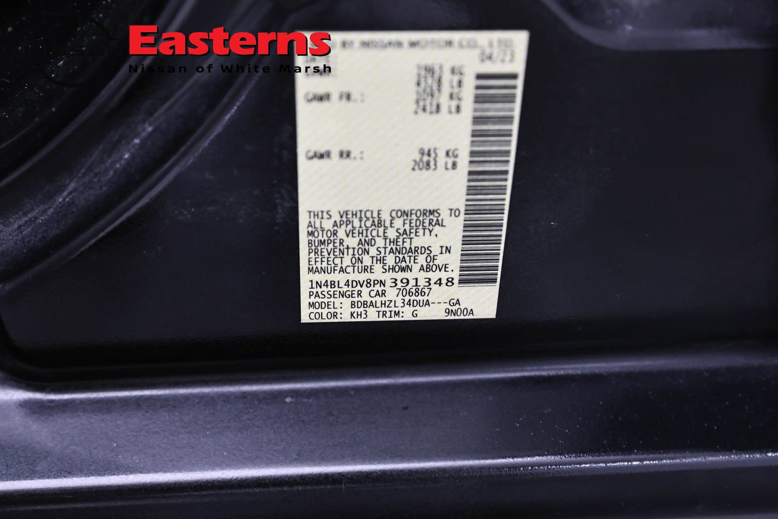 Used 2023 Nissan Altima 2.5 SV FWD image 34
