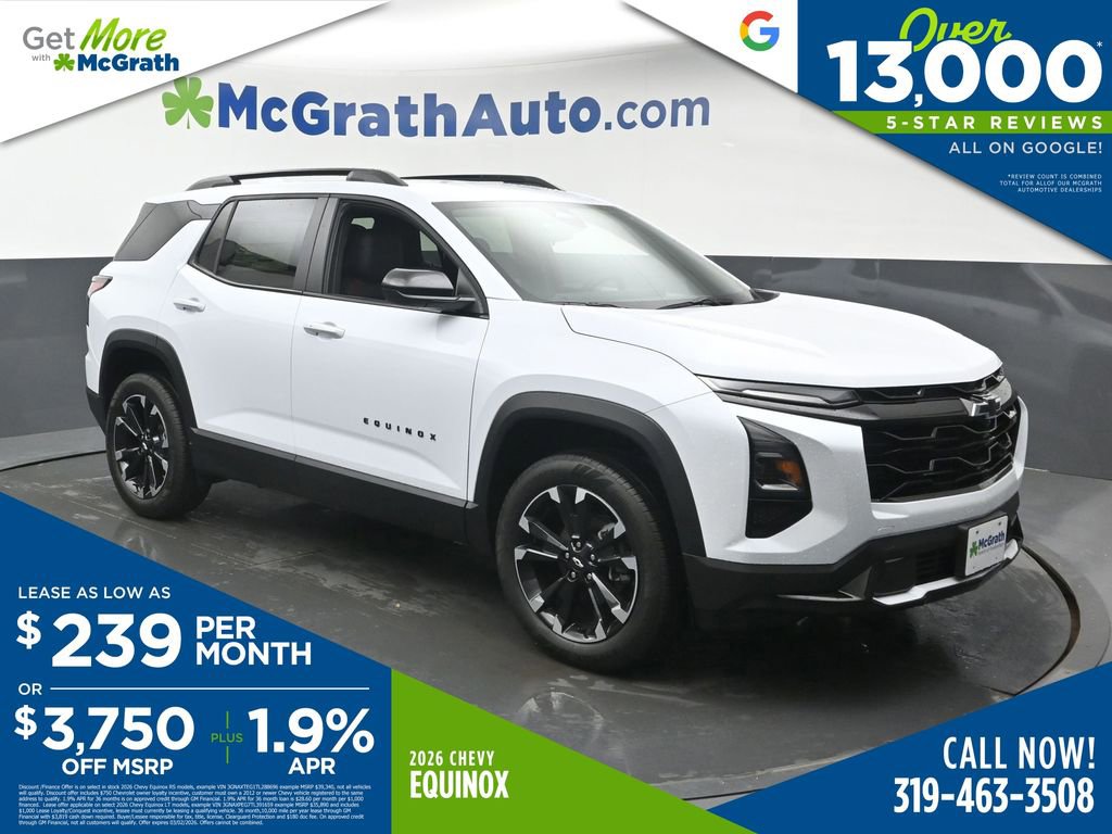 New 2026 Chevrolet Equinox RS w/ Convenience Package III