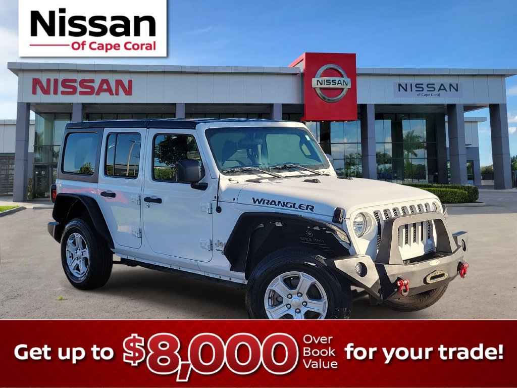 Used 2018 Jeep Wrangler Unlimited Sport S AWD/4WD image 1