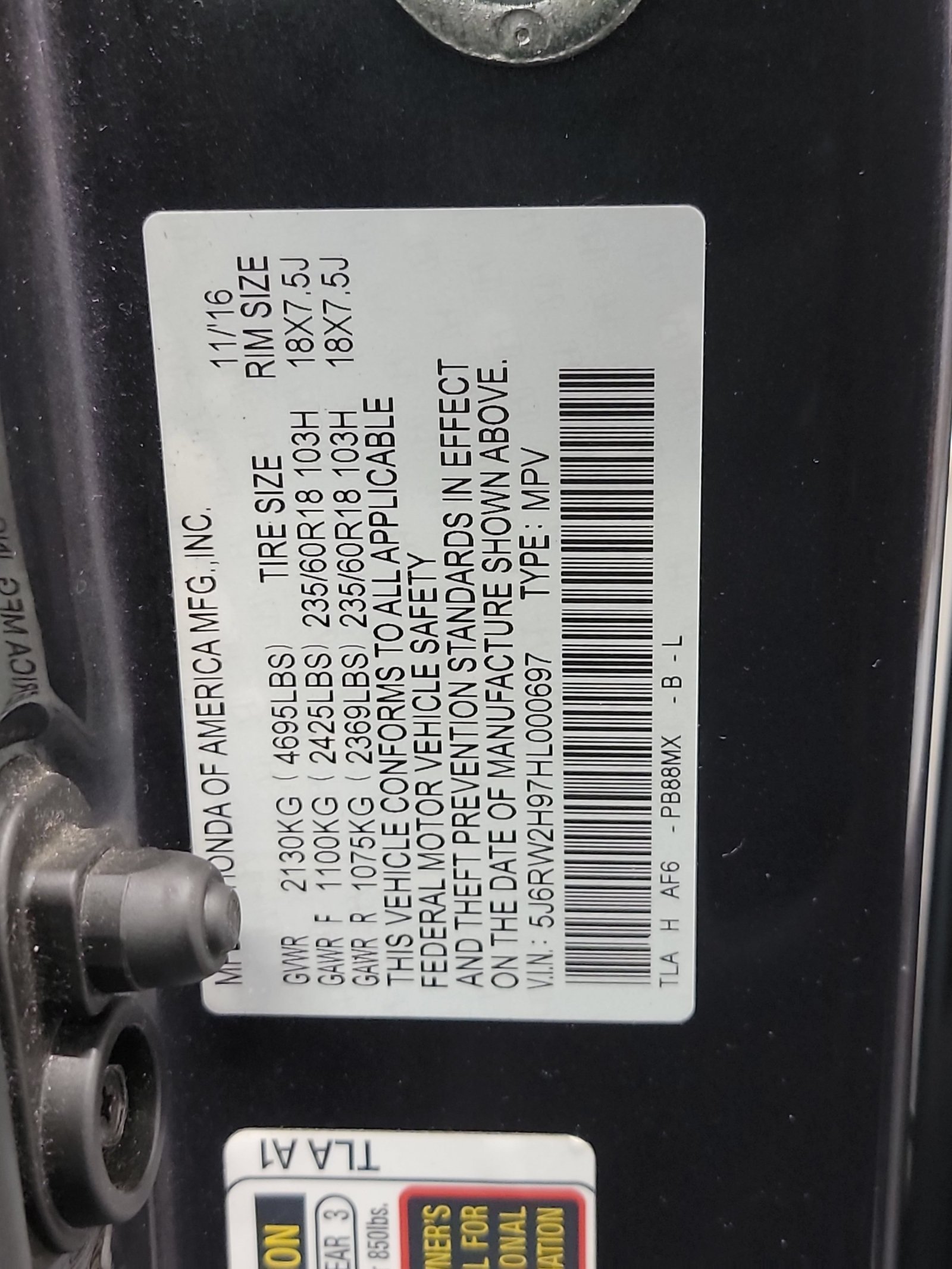 Used 2017 Honda CR-V Touring image 33