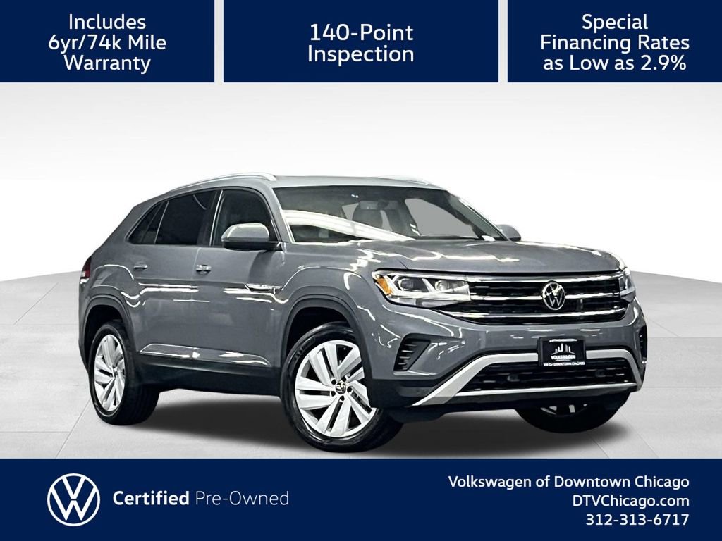 Certified 2022 Volkswagen Atlas Cross Sport SE w/ Panoramic Sunroof Package