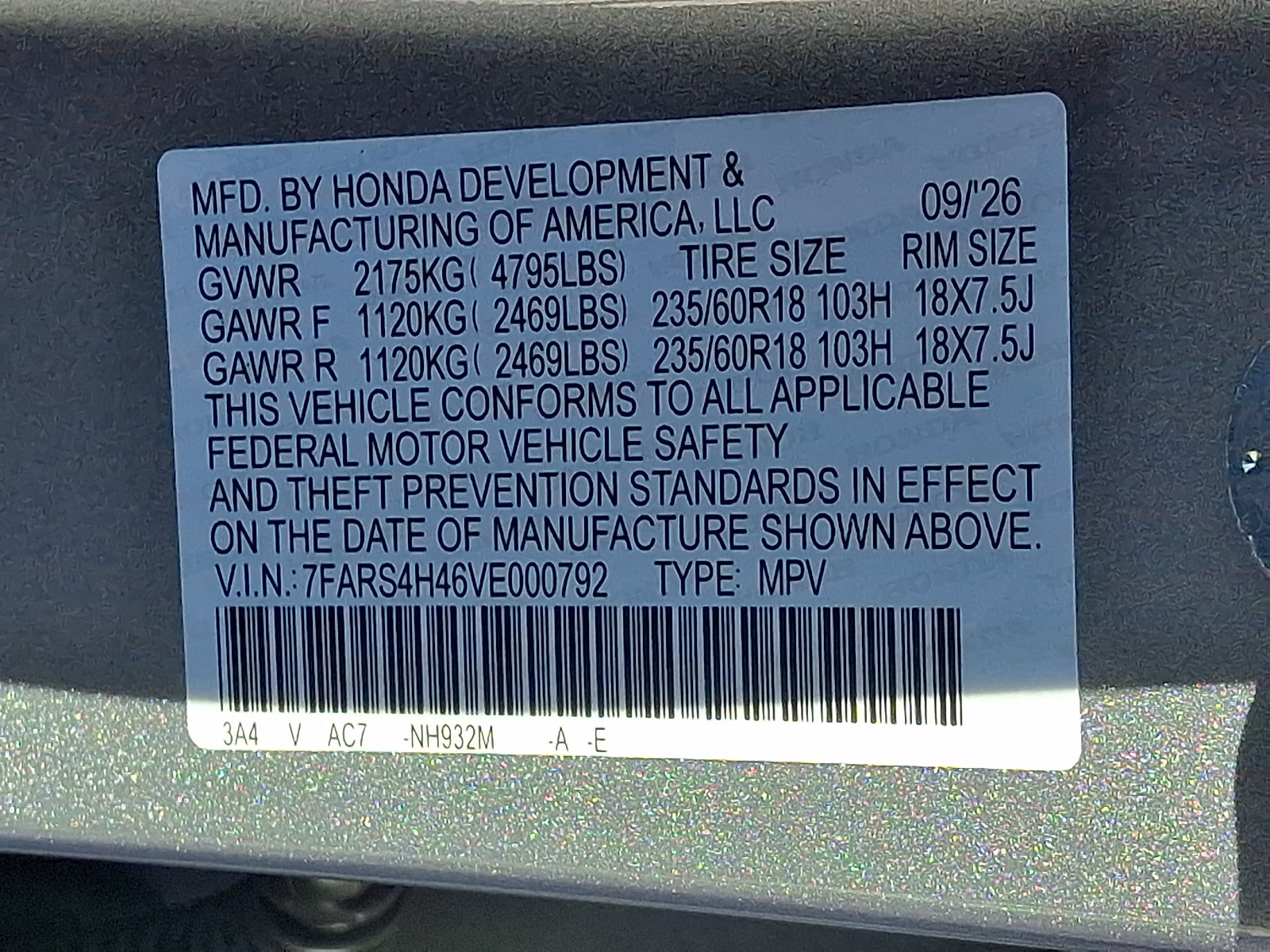 New 2027 Honda CR-V EX image 10
