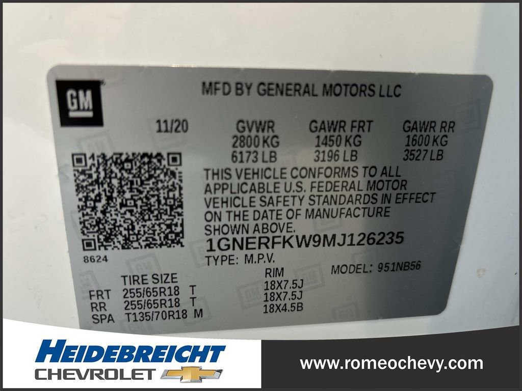 Used 2021 Chevrolet Traverse LS FWD image 8