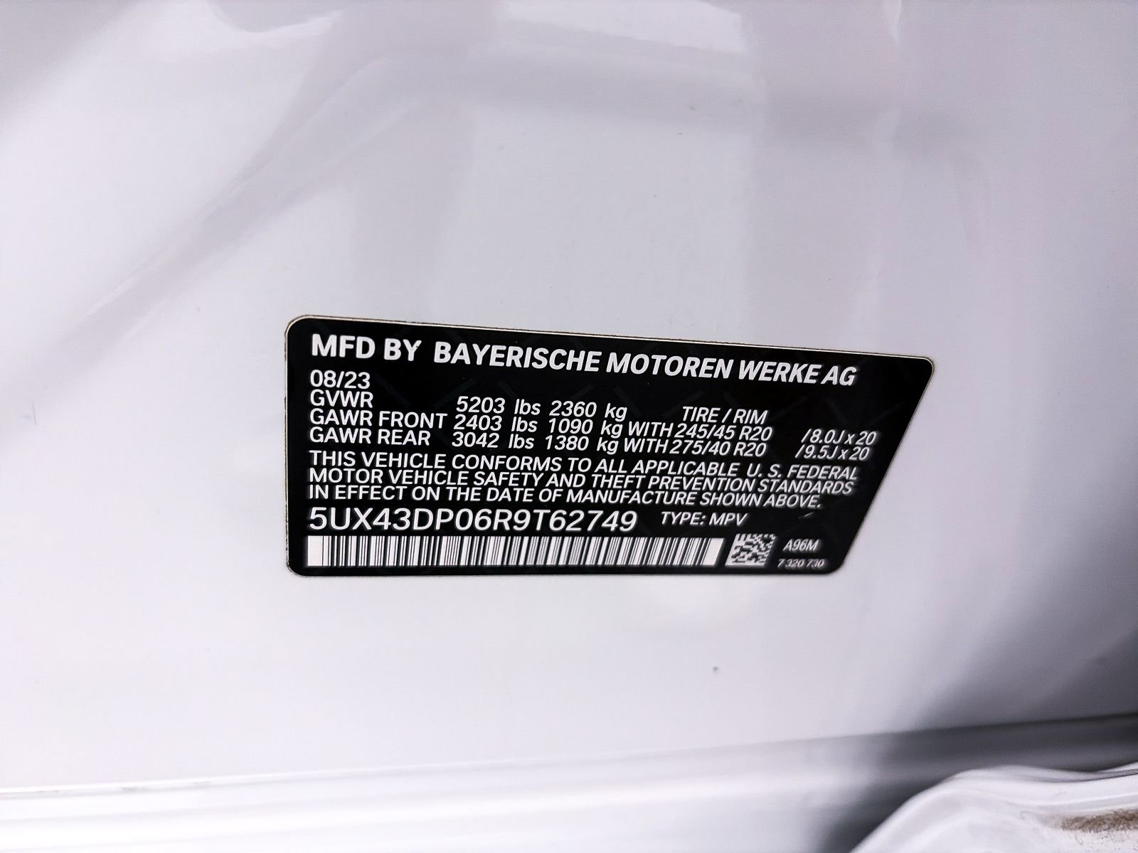 Used 2024 BMW X3 sDrive30i w/ M Sport Package RWD image 41