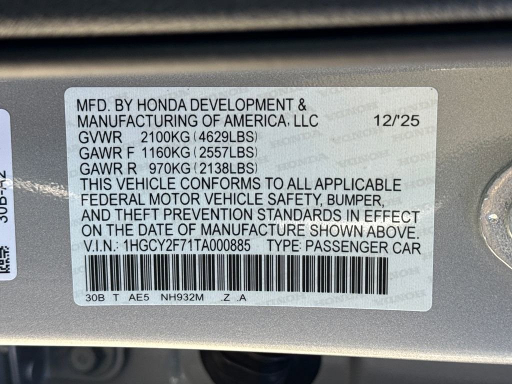 New 2026 Honda Accord Sport image 28