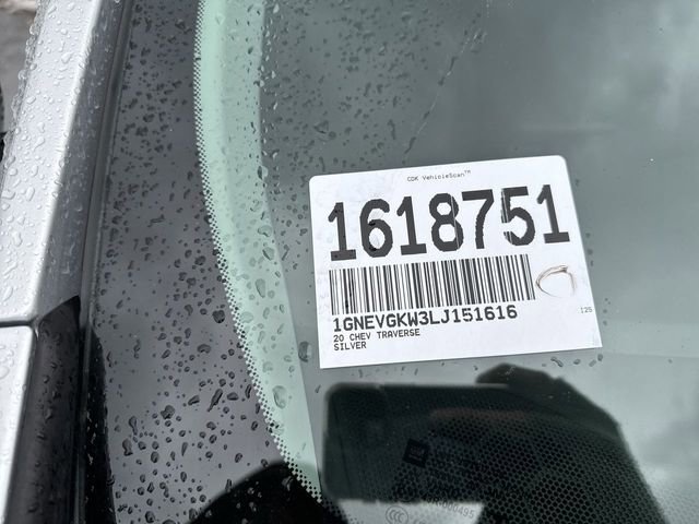 Used 2020 Chevrolet Traverse LT w/ LPO, Black Accent Package image 24