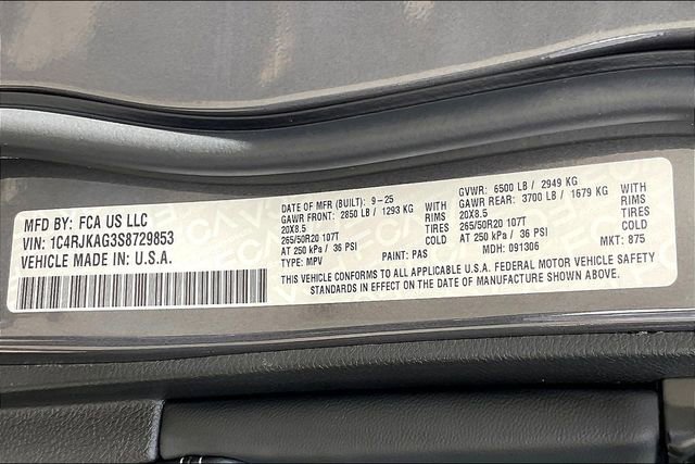 New 2025 Jeep Grand Cherokee L Altitude image 13