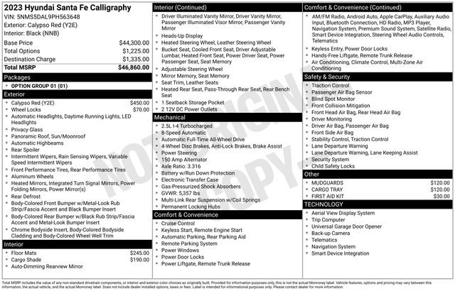 Used 2023 Hyundai Santa Fe Calligraphy image 5