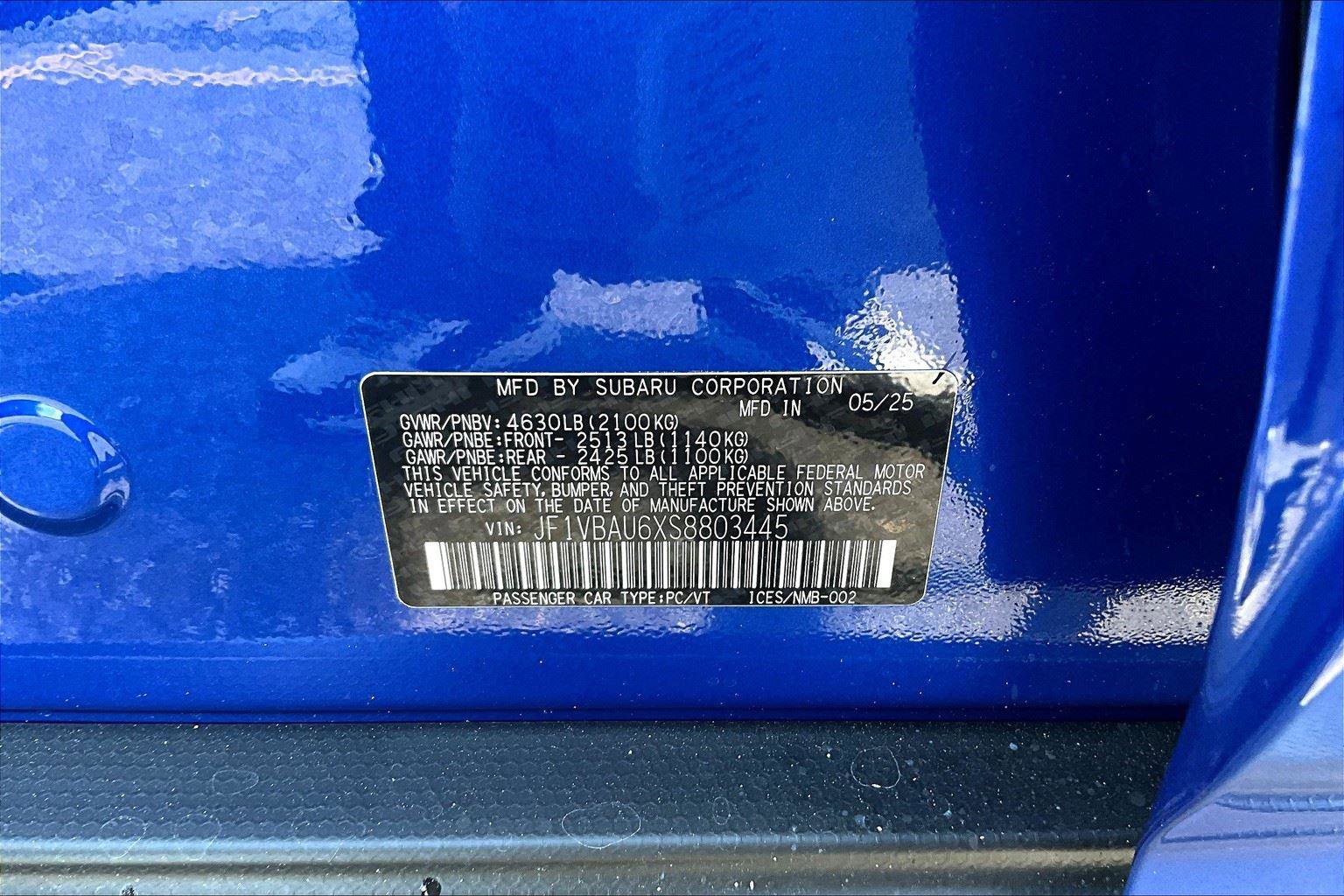 New 2025 Subaru WRX GT image 13