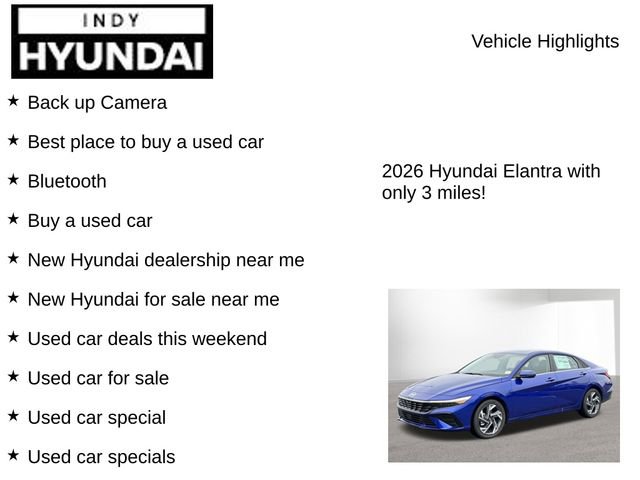 New 2026 Hyundai Elantra Limited image 7