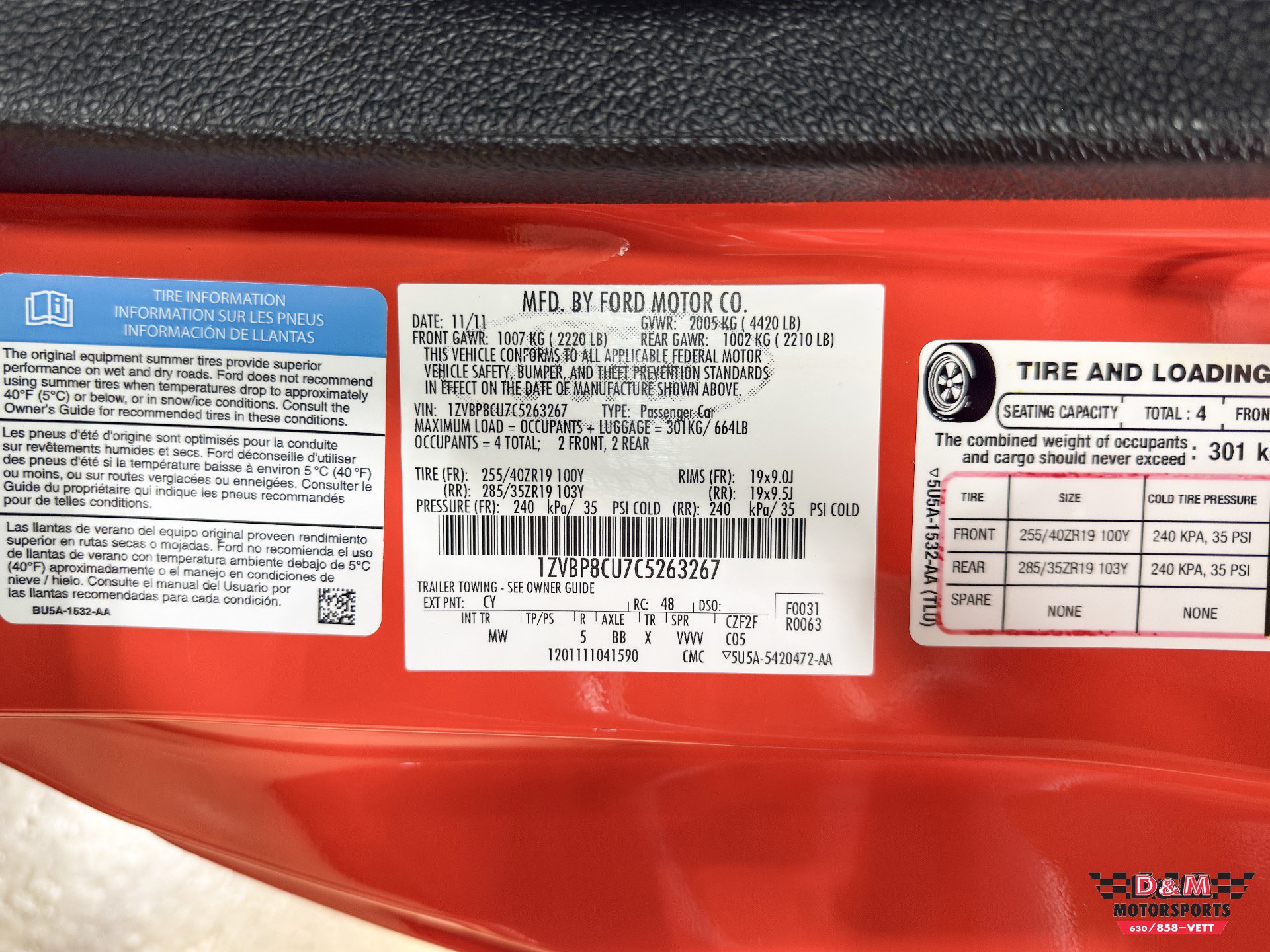 Used 2012 Ford Mustang Boss 302 w/ Boss 302 Accessory Pkg RWD image 53