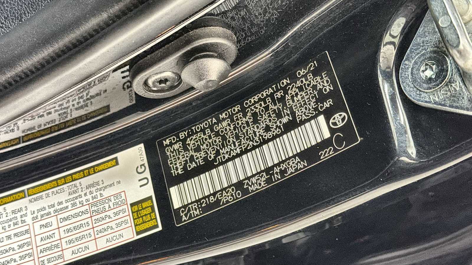 Certified 2022 Toyota Prius Prime Limited image 11
