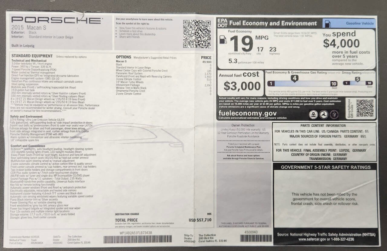 Used 2015 Porsche Macan S image 11