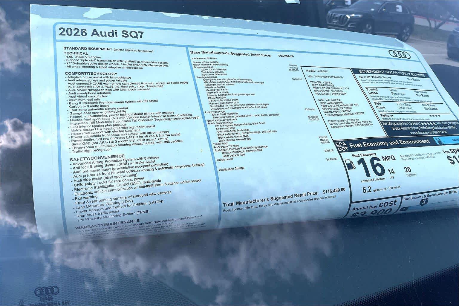 New 2026 Audi SQ7 Prestige AWD/4WD image 19