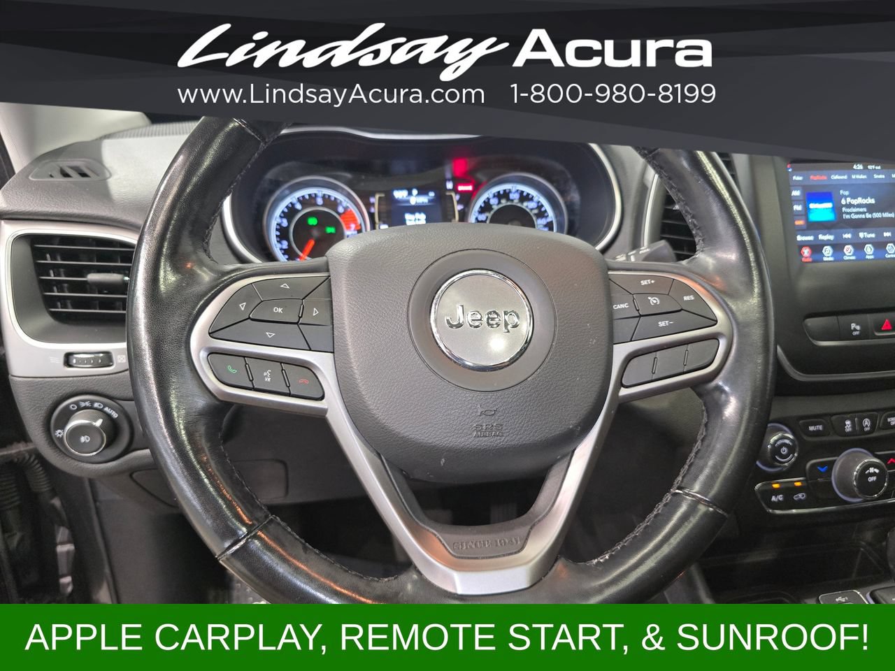 Used 2021 Jeep Cherokee Latitude Plus w/ Sun & Sound Group FWD image 14