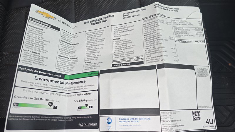 Used 2024 Chevrolet Silverado 2500 High Country w/ High Country Premium Package image 84