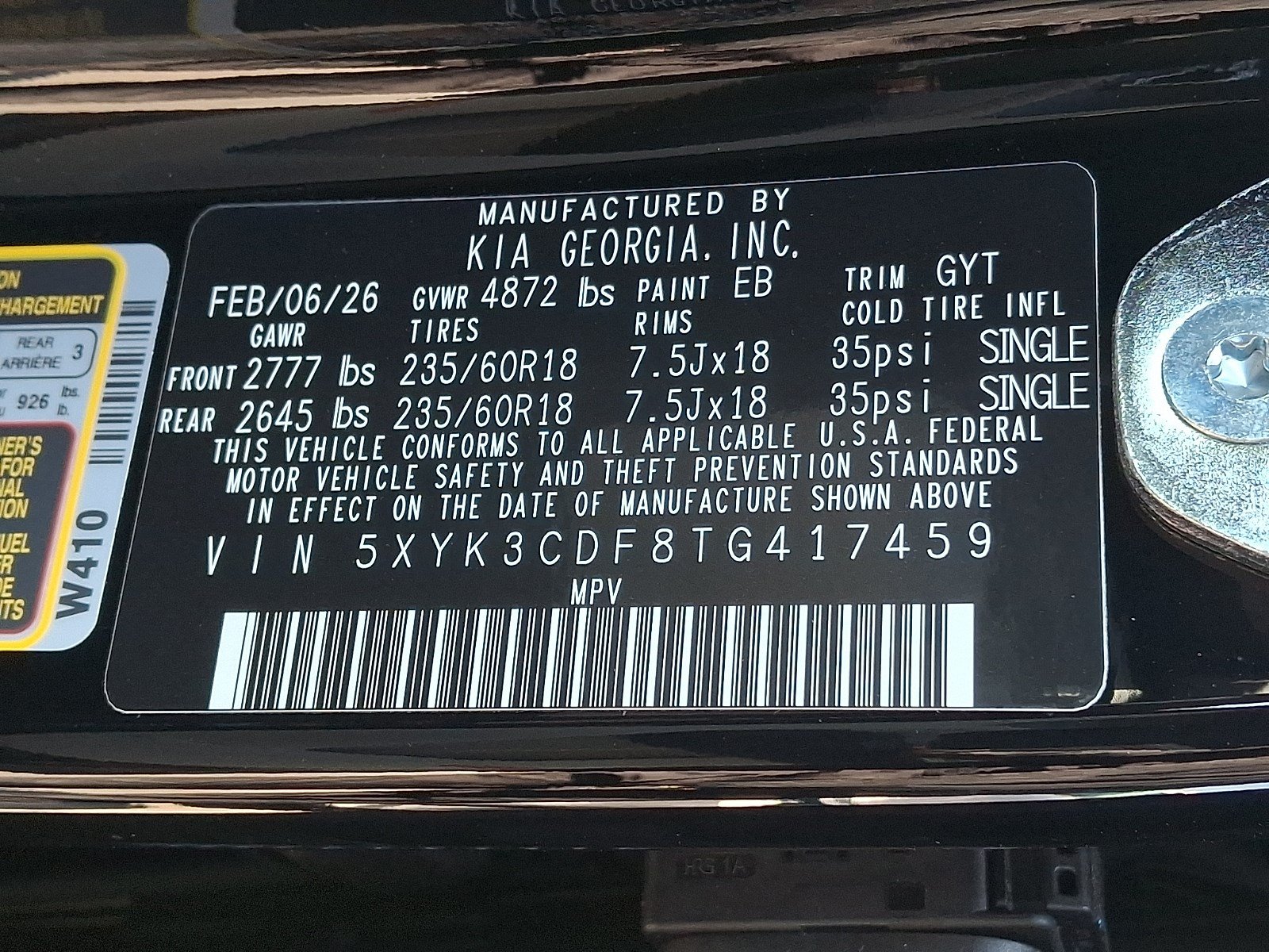 New 2026 Kia Sportage EX w/ EX Panorama Roof Package AWD/4WD image 14