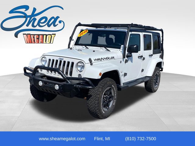 Used 2016 Jeep Wrangler Unlimited Sahara w/ Dual Top Group AWD/4WD image 1