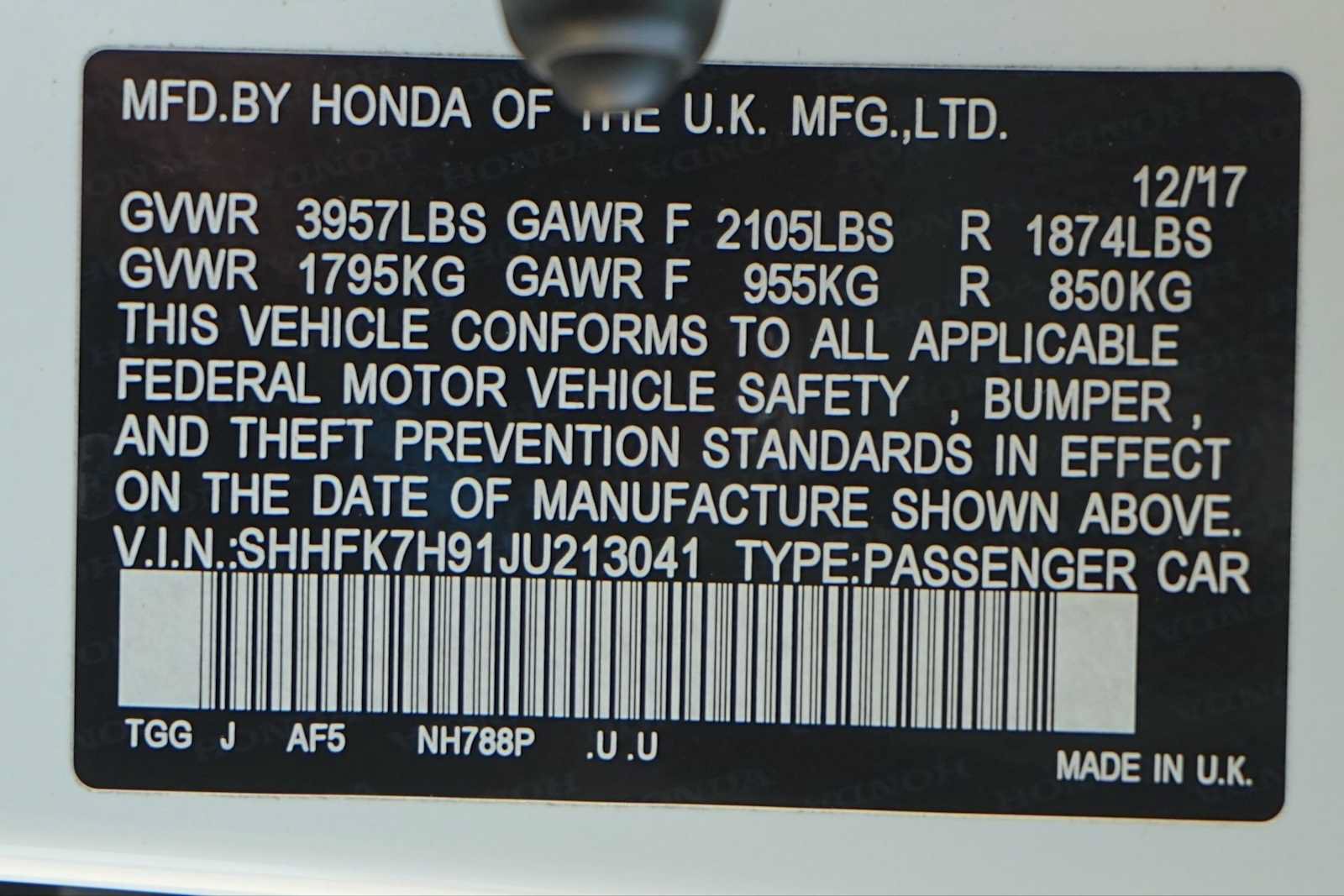 Used 2018 Honda Civic Sport Touring image 30
