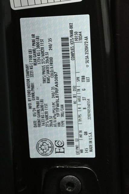 Certified 2024 Ford F150 Lariat w/ Equipment Group 502A High AWD/4WD image 37