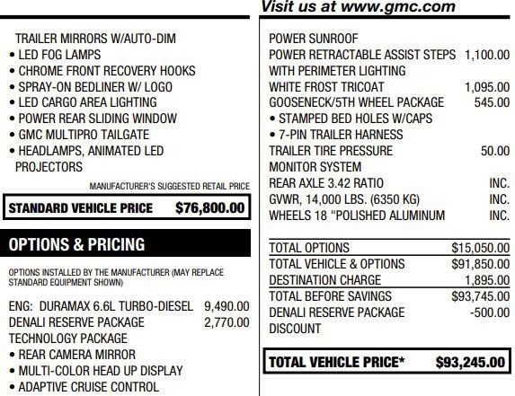 Certified 2024 GMC Sierra 3500 Denali w/ Denali Reserve Package AWD/4WD image 2