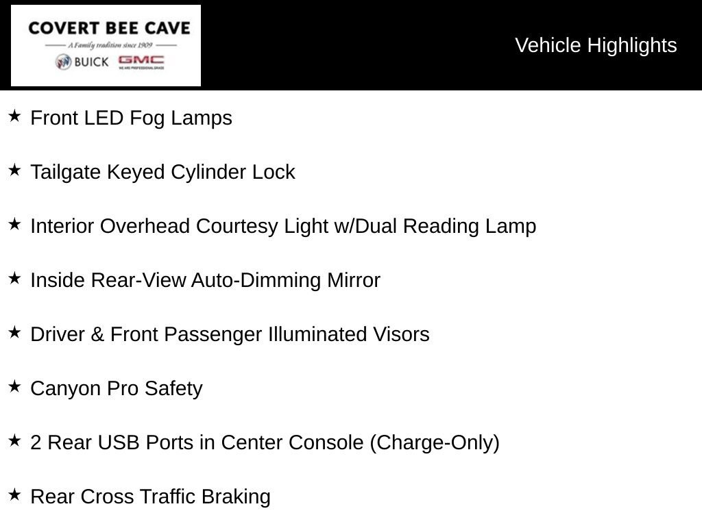 Used 2024 GMC Canyon Elevation w/ Convenience Package AWD/4WD image 8