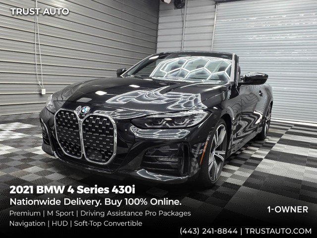 Used 2021 BMW 430i Convertible w/ M Sport Package