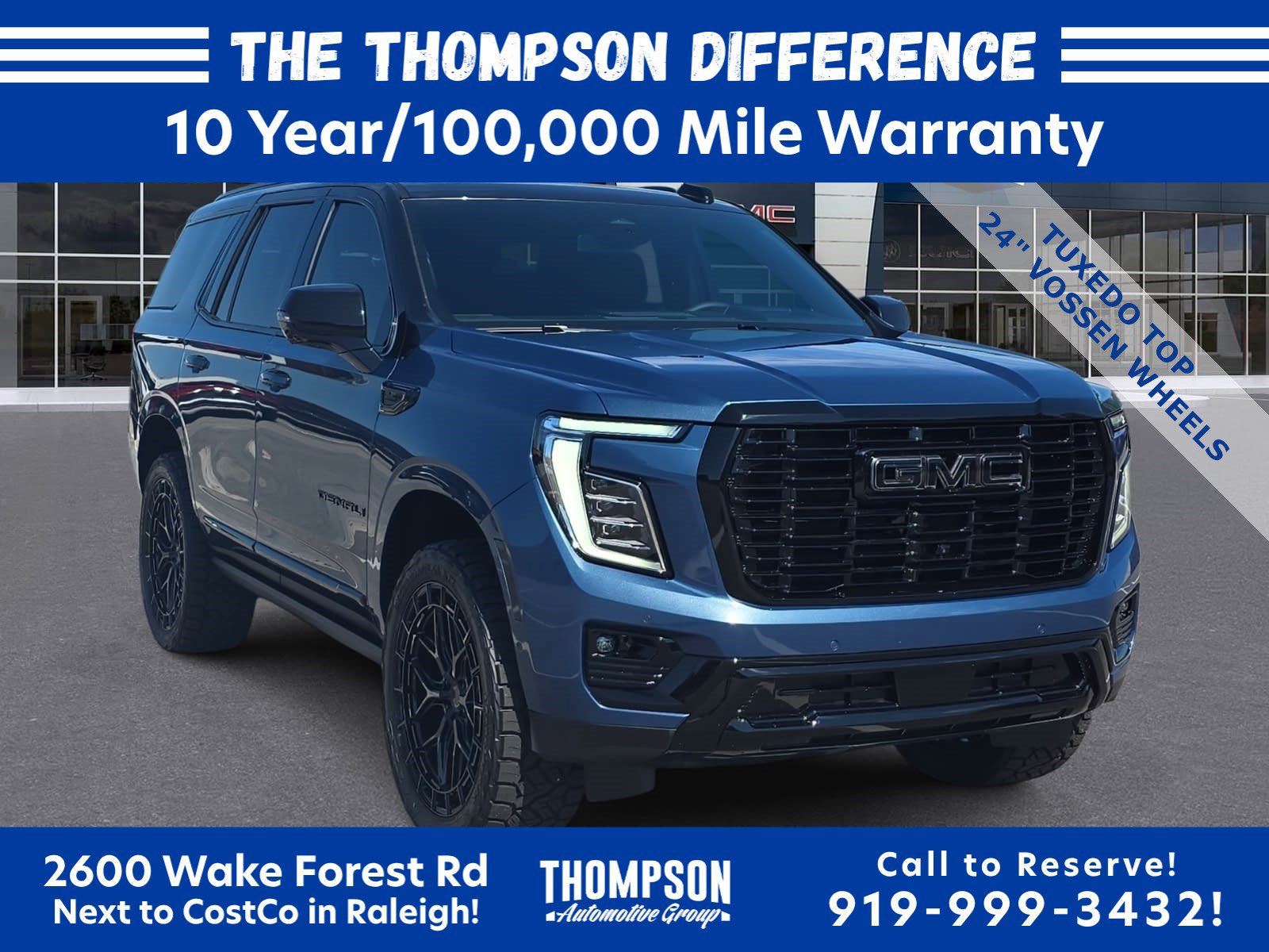 New 2026 GMC Yukon Denali w/ Sun & Power Step Package