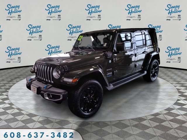 Used 2022 Jeep Wrangler Unlimited Sahara 4xe w/ Cold Weather Group image 1