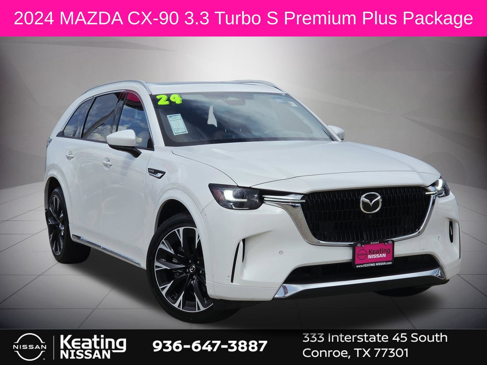 Used 2024 MAZDA CX-90 3.3 Turbo S w/ Premium Plus AWD/4WD video 1