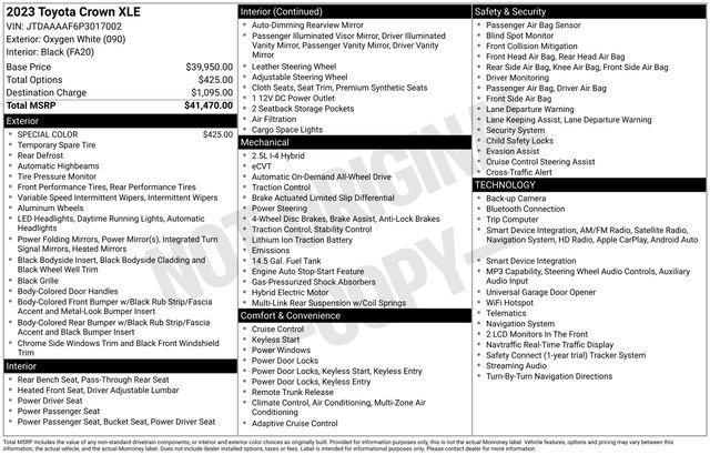 Certified 2023 Toyota Crown AWD/4WD image 31