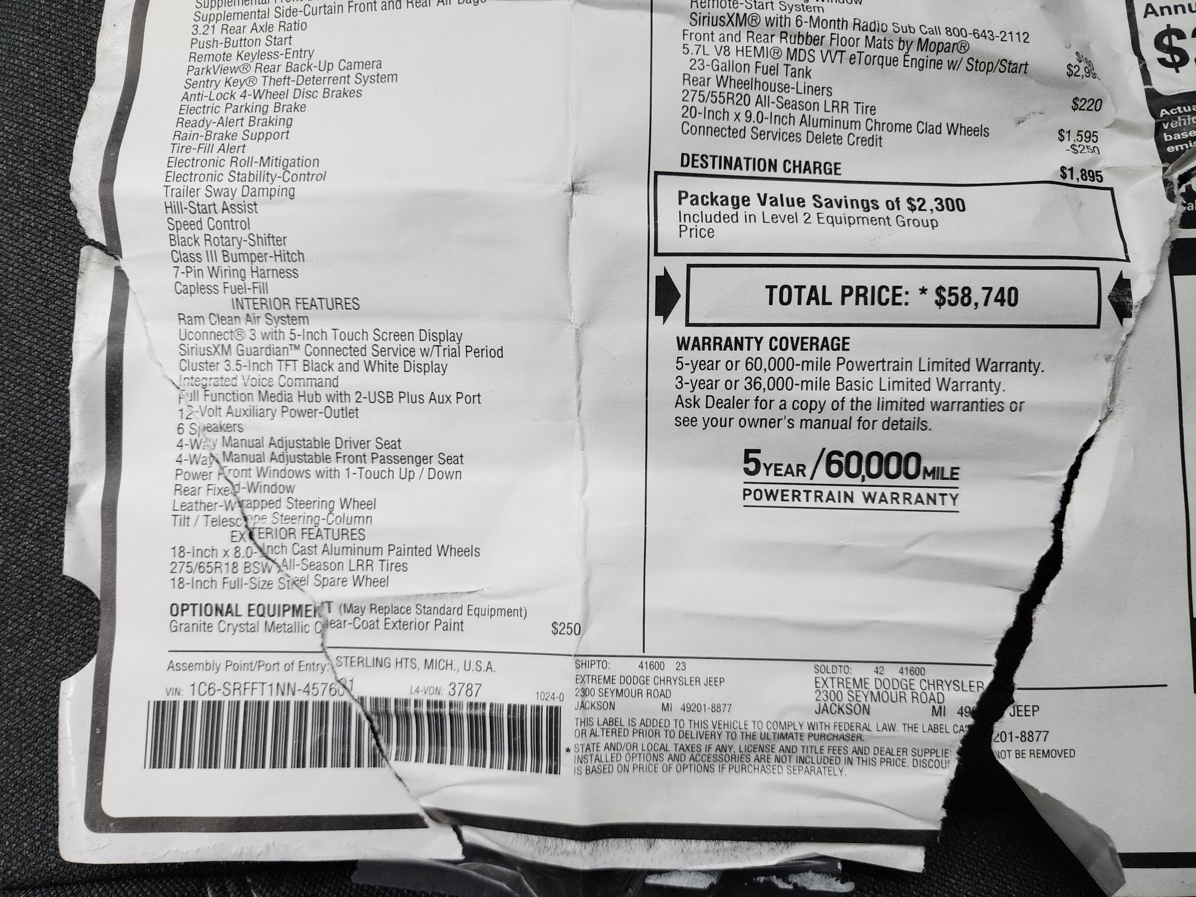 Used 2022 RAM 1500 Big Horn image 48